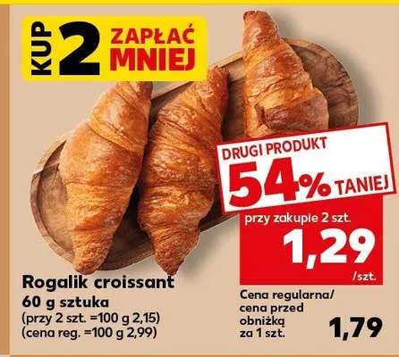 Rogalik croissant promocja w Kaufland