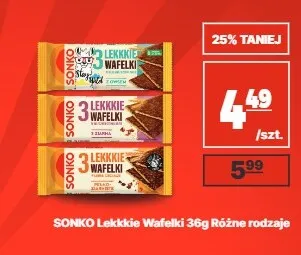 Wafelki lekkie Sonko z owsem promocja w API Market