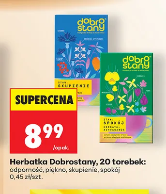 Herbatka Dobrostany odporność promocja w Biedronka