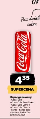 Napój gazowany Coca-Cola Cherry promocja w Netto