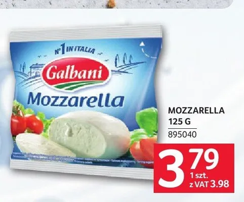Ser Mozzarella Galbani promocja w Selgros