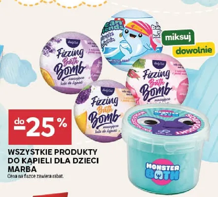 Kula musująca do kąpieli Fizzing Bath Bomb Marba promocja w Stokrotka