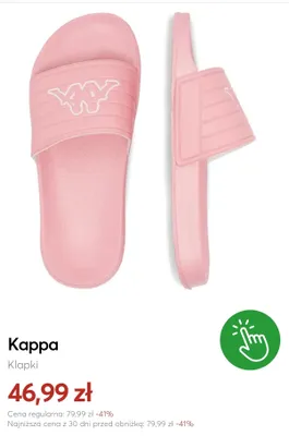 Klapki Kappa promocja w eobuwie.pl