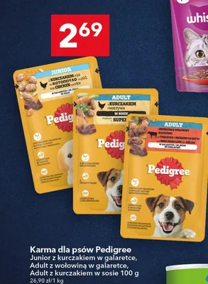 Karma dla psów Pedigree Adult z wołowiną w galaretce promocja w LEWIATAN