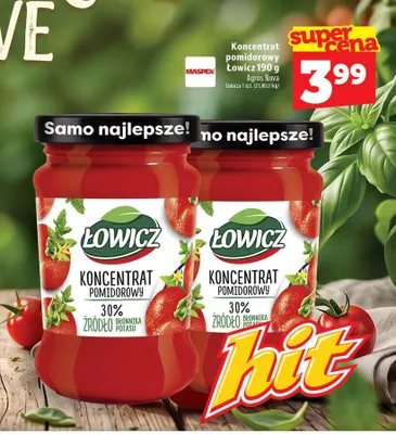 Koncentrat pomidorowy Łowicz promocja w TOPAZ