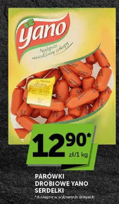 Parówki drobiowe serdelki promocja w ABC