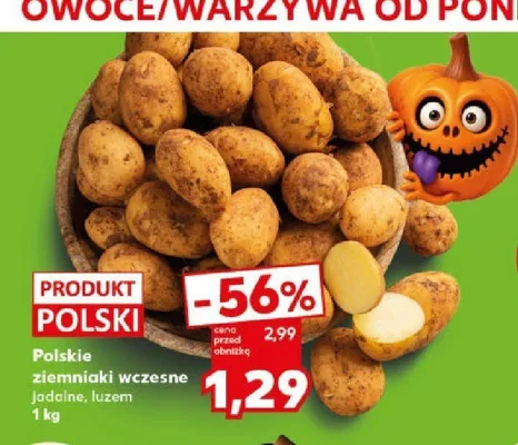 Ziemniaki wczesne jadalne polskie promocja w Kaufland