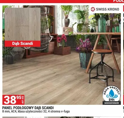 Panel podłogowy SWISS KRONO Dąb Scandi promocja w Merkury Market