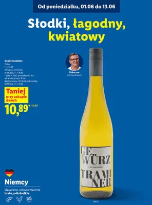 Wino Gewürztraminer promocja w Lidl