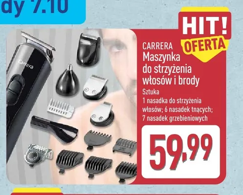 Maszynka do strzyżenia włosów i brody Carrera promocja w Aldi