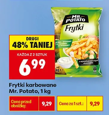 Frytki karbowane promocja w Biedronka