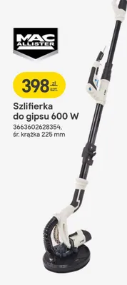 Szlifierka do gipsu 600 W promocja w Castorama