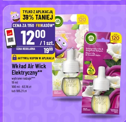 Wkład Air Wick Elektryczny wybrane rodzaje promocja w POLOmarket