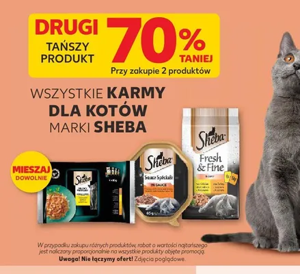 Karma dla kotów Sheba promocja w Kaufland