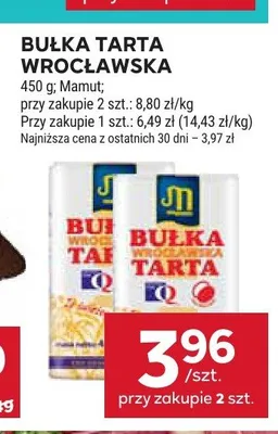 Bułka tarta wrocławska Mamut promocja w Stokrotka