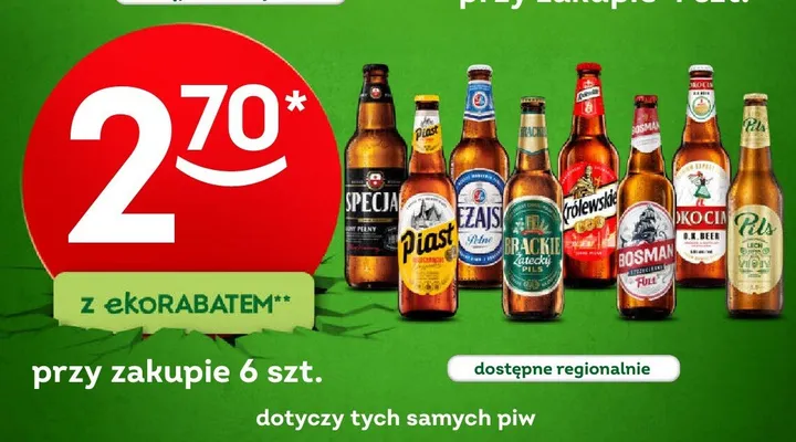 Piwo Bosman Full promocja w Żabka