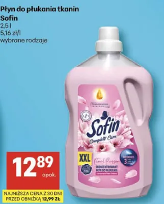 Płyn do płukania tkanin Sofin XXL promocja w Delikatesy Centrum