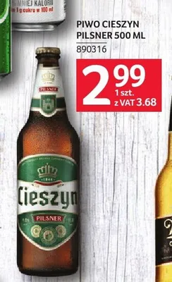 Piwo Cieszyn Pilsner promocja w Selgros