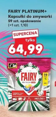 Kapsułki do zmywarki Fairy Platinum+ promocja w Kaufland