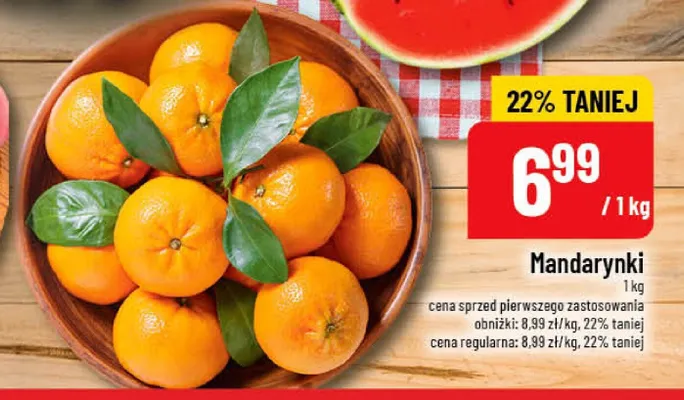 Mandarynki promocja w POLOmarket