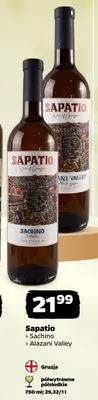Wino Sapatio promocja w Netto