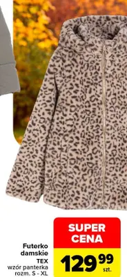 Futerko damskie TEX wzór panterka promocja w Carrefour