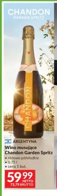 Wino musujące Chandon Garden Spritz różowe półsłodkie promocja w Makro