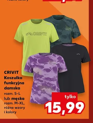 Koszulka funkcjonalna męska Crivit promocja w Kaufland
