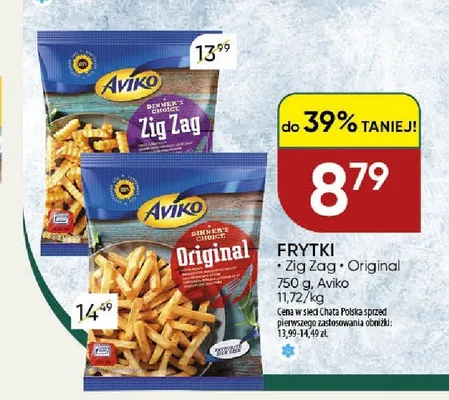 Frytki Aviko Zig Zag promocja w Chata Polska