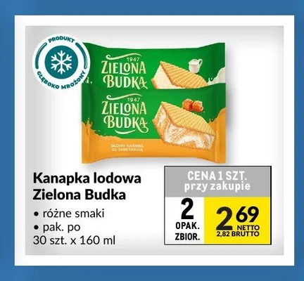 Kanapka lodowa Zielona Budka promocja w Makro