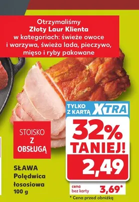 Polędwica łososiowa Sława promocja w Kaufland