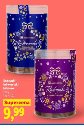 Orzeszki arachidowe w czekoladzie mlecznej Agrohansa promocja w Lidl