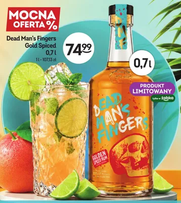 Rum Dead Man's Fingers Gold Spiced promocja w Żabka