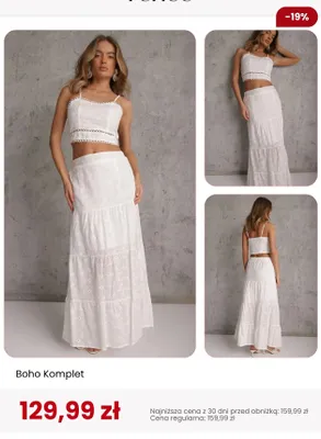 Komplet damski Boho Renee promocja w Renee