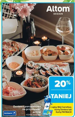 Zastawa porcelanowa na przystawki różne rodzaje promocja w Carrefour