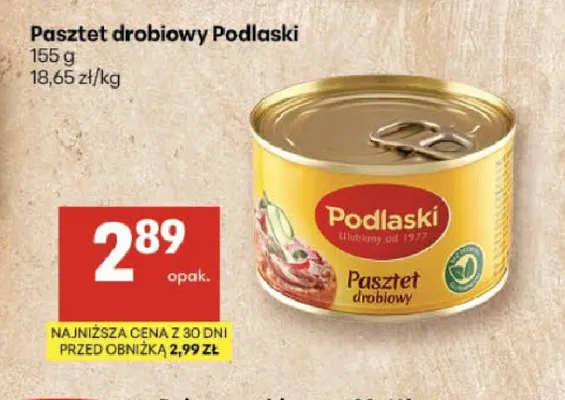 Pasztet drobiowy Podlaski promocja w Delikatesy Centrum