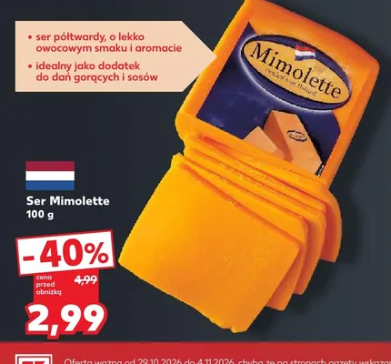 Ser Mimolette promocja w Kaufland