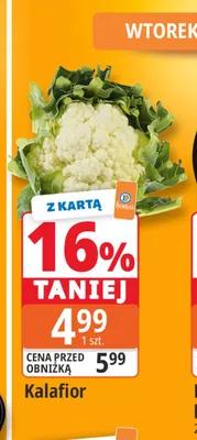 Kalafior promocja w Leclerc