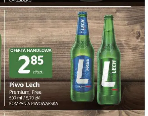 Piwo bezalkoholowe Lech promocja w Marketvita