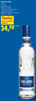 Wódka Finlandia promocja w Lidl