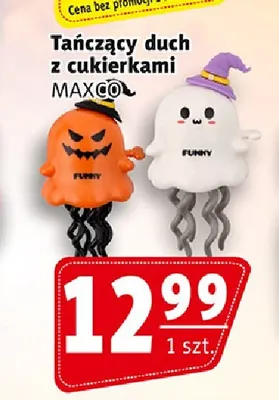 Tańczący duch z cukierkami Maxco promocja w Prim Market