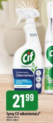 Spray Cif odkamieniacz promocja w POLOmarket