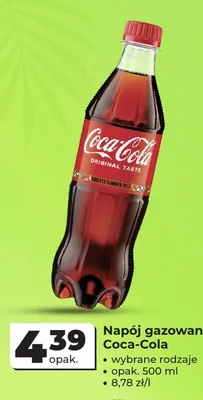 Napój gazowany Coca-Cola promocja w Odido
