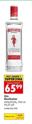 Gin Beefeater London Dry promocja w Biedronka