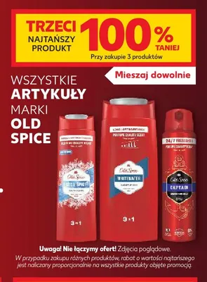 Artykuły marki Old Spice promocja w Kaufland