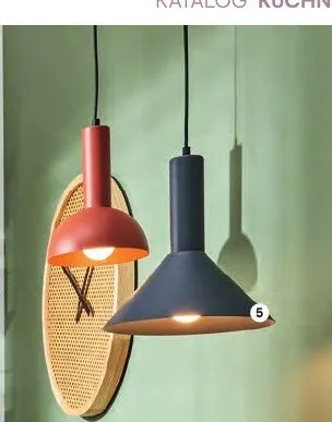 Lampa wisząca Witrum stożek 1xE27 ciemnoszara promocja w Castorama