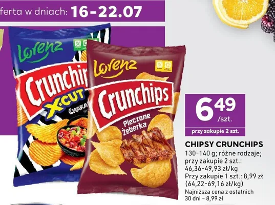 Chipsy Crunchips X-Cut Chakalaka promocja w Stokrotka