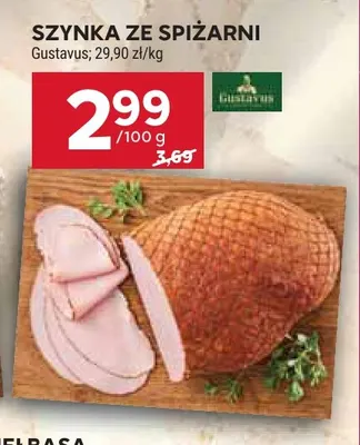 Szynka ze spiżarni Gustavus promocja w Stokrotka