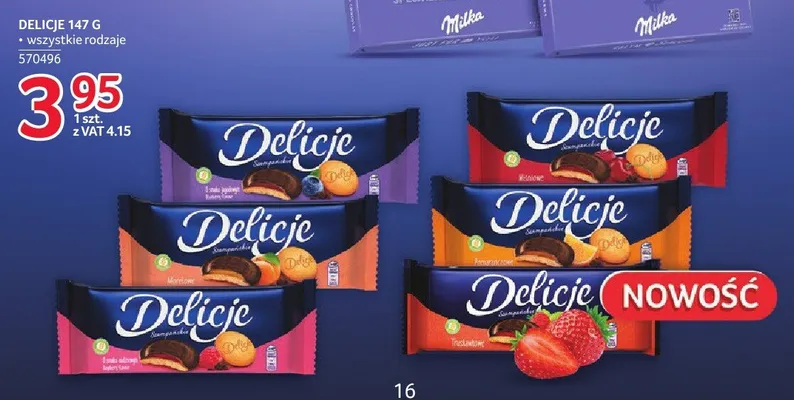 Ciastka Delicje Szampańskie morelowe promocja w Selgros