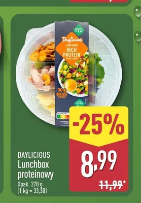 Lunchbox proteinowy Daylicious promocja w Aldi